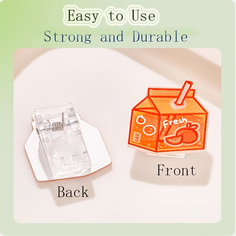 10pcs Paper Clips Binder Clip Snack Bag Sealing Clips Drink Bottle Folder