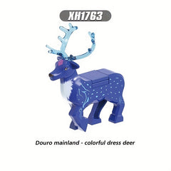 Christmas Deer Building Blocks Hand Puzzle Toys for Kids