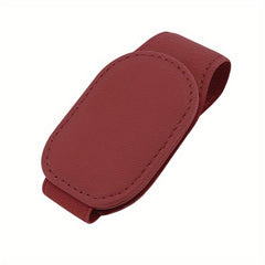 Multifunctional Leather Car Visor Organizer Glasses Holder & More
