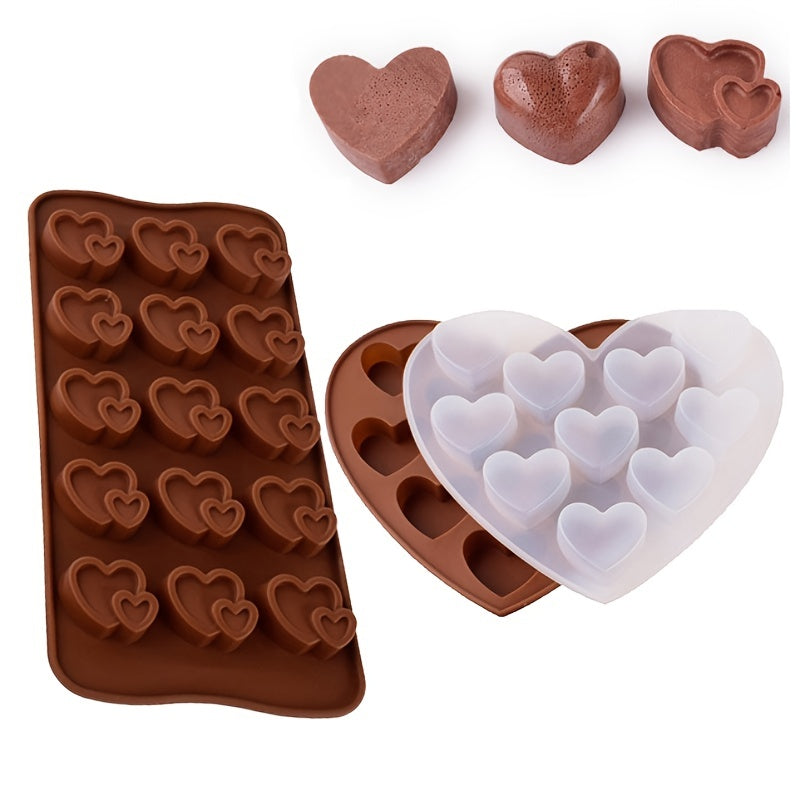 Silicone Heart Chocolate Mold for Perfect Treat