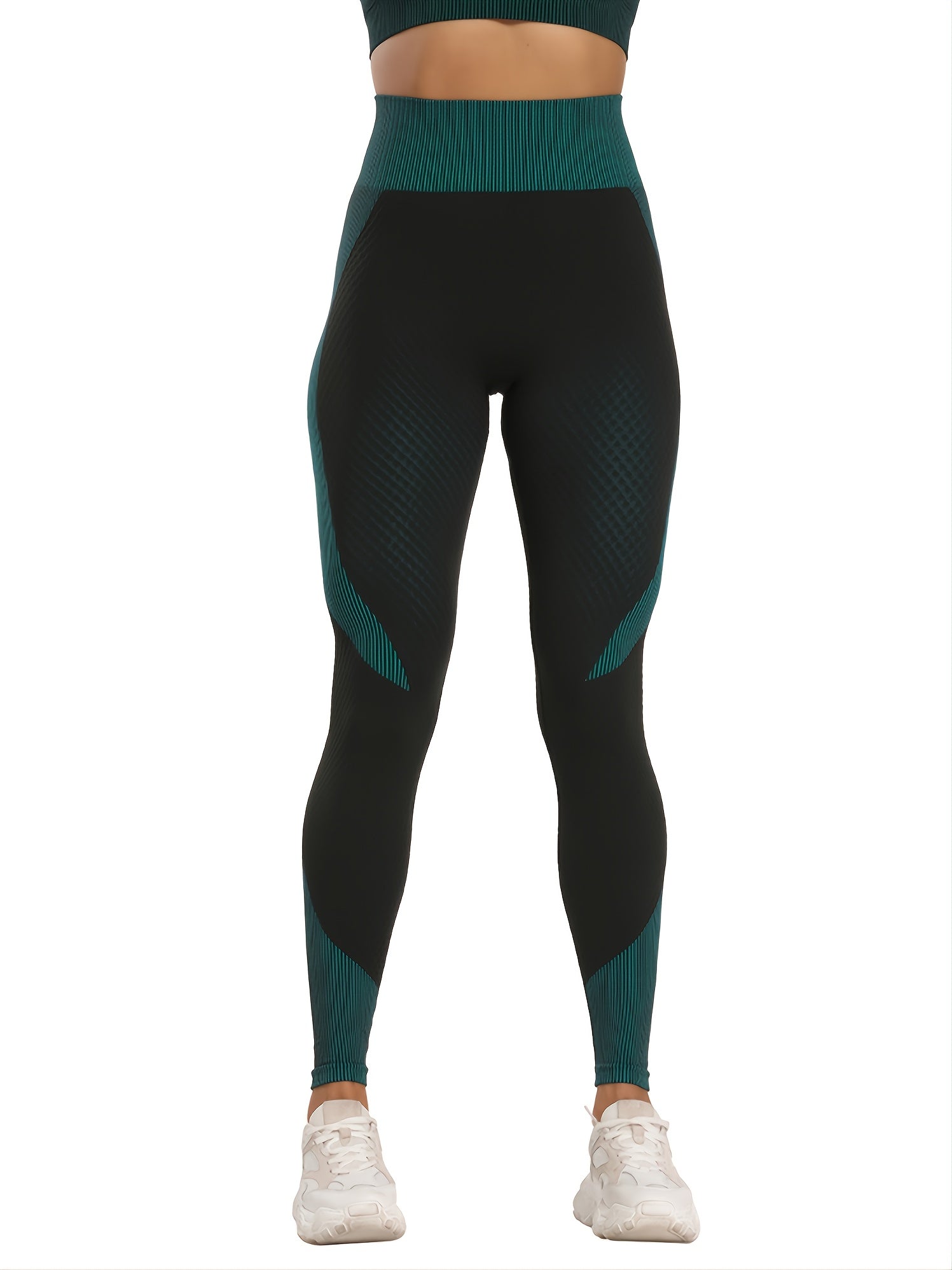 High Elastic Knitted High Waist Yoga Leggings