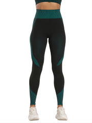 High Elastic Knitted High Waist Yoga Leggings