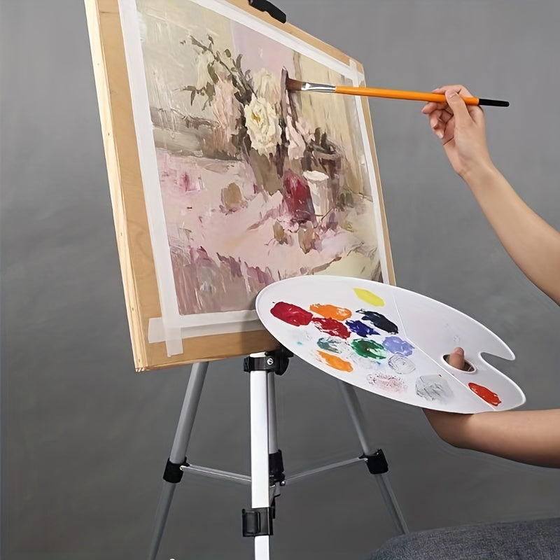 Portable Aluminum Easel with Adjustable Stand for Painting, Bonus O
