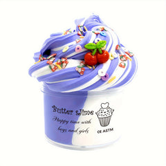 180ml Butter Fluffy Putty Slime Kit - Stress Relief Toy for Kids