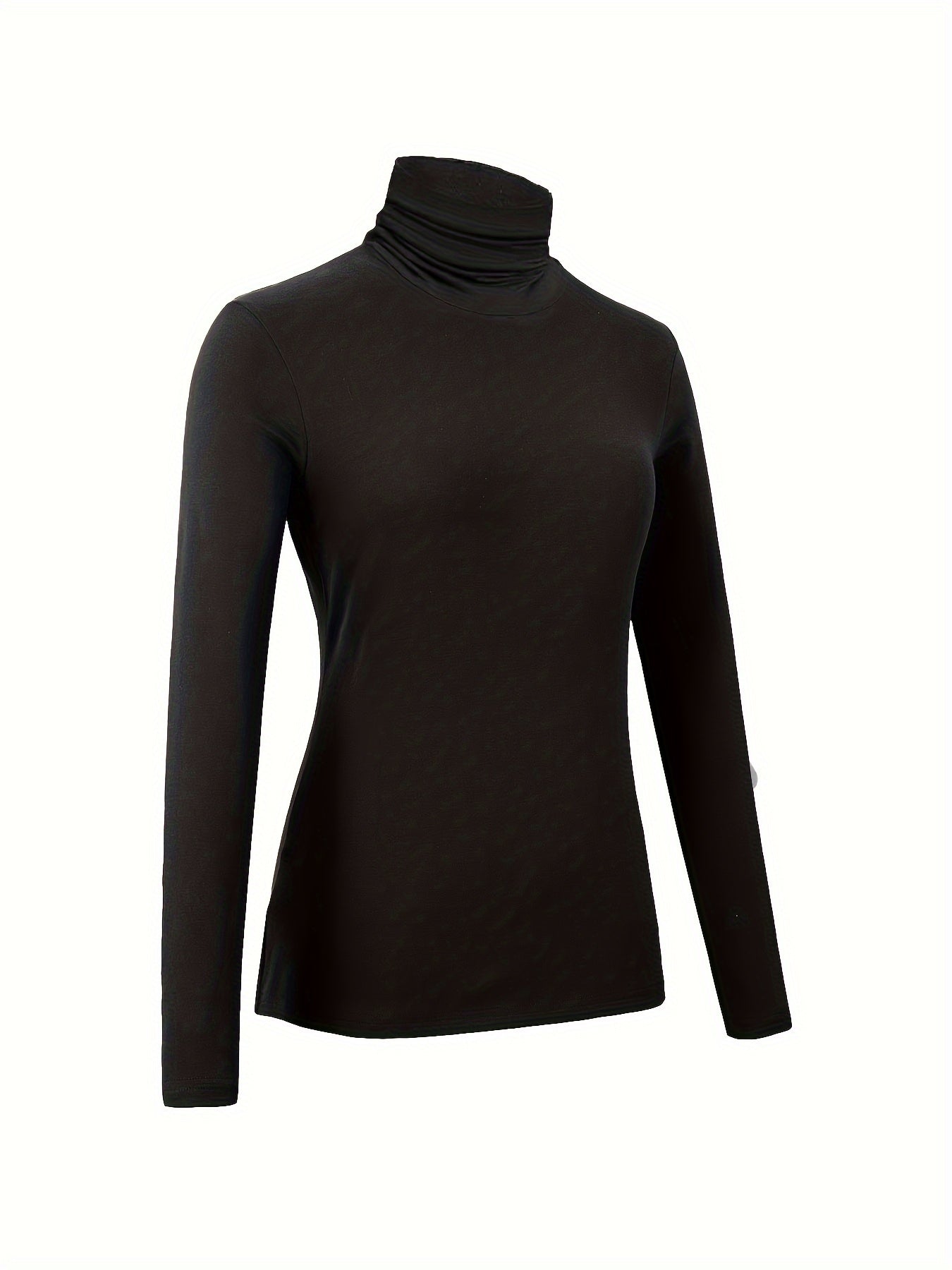 Women's Turtleneck Thermal Underwear Plush Top