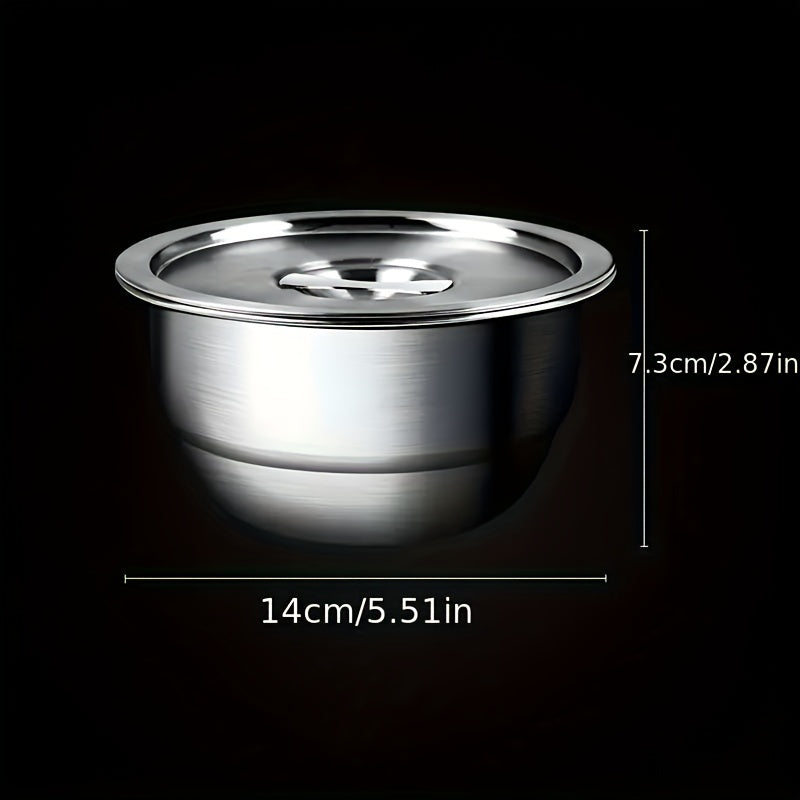 304 Stainless Steel Egg Steaming Bowl for Camping & Picnics