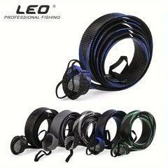 5/10pcs Braided Mesh Fishing Rod Sleeve Sea Fishing Cover Casting Spinning Rod