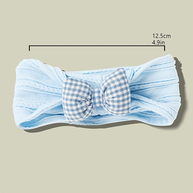 Newborn Baby Headscarf Hair Circle Comfortable Bow Style
