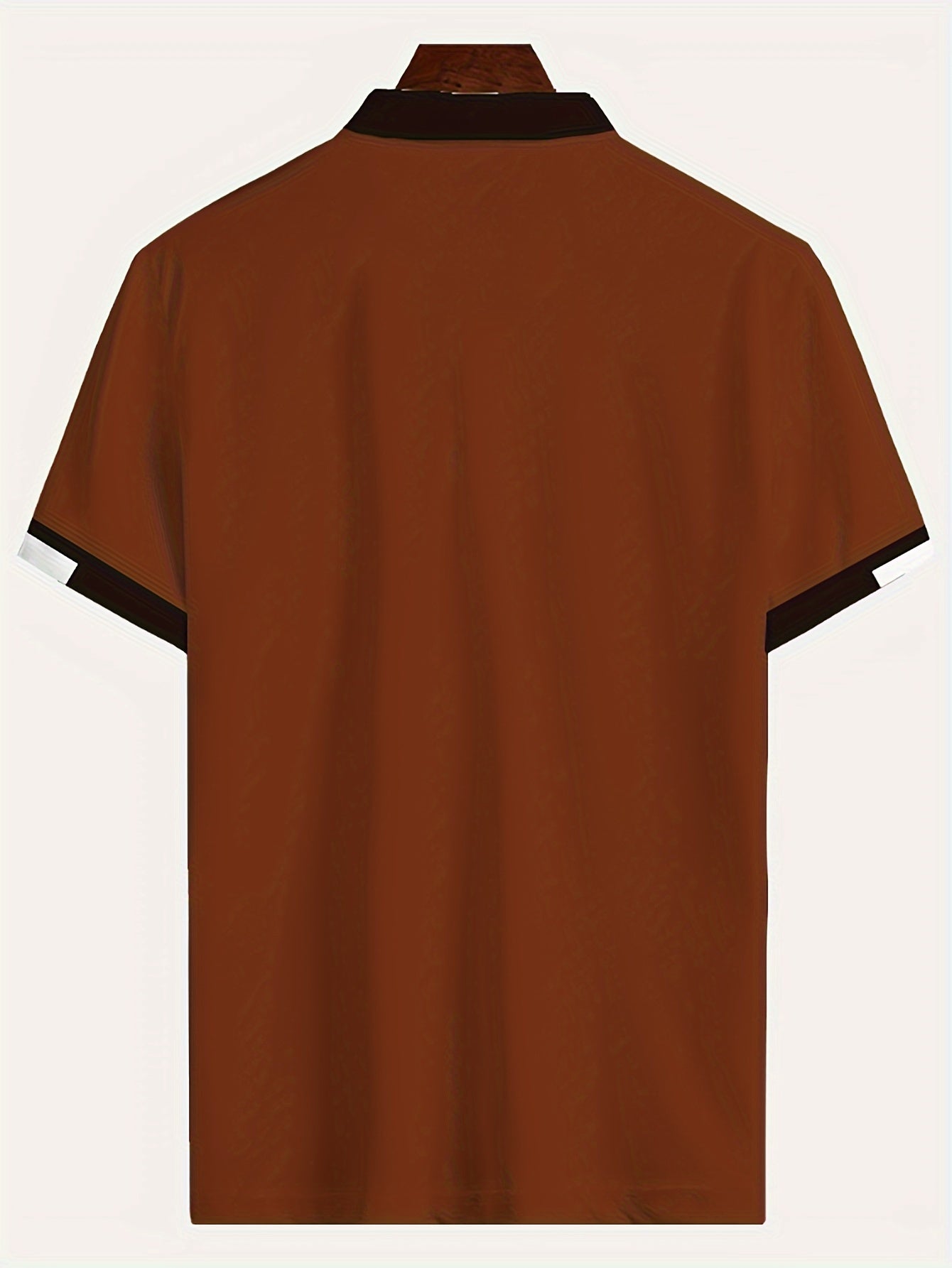Men's Block Short Sleeve Casual Comfy Custom Fit Shirt