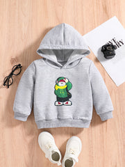 Baby Boys Bear Graphic Hoodie Sweatshirt
