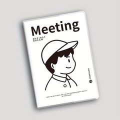 B5 Minimalist Boy's Notebook Soft Waterproof Thick Rubber Cover 68 Sheets
