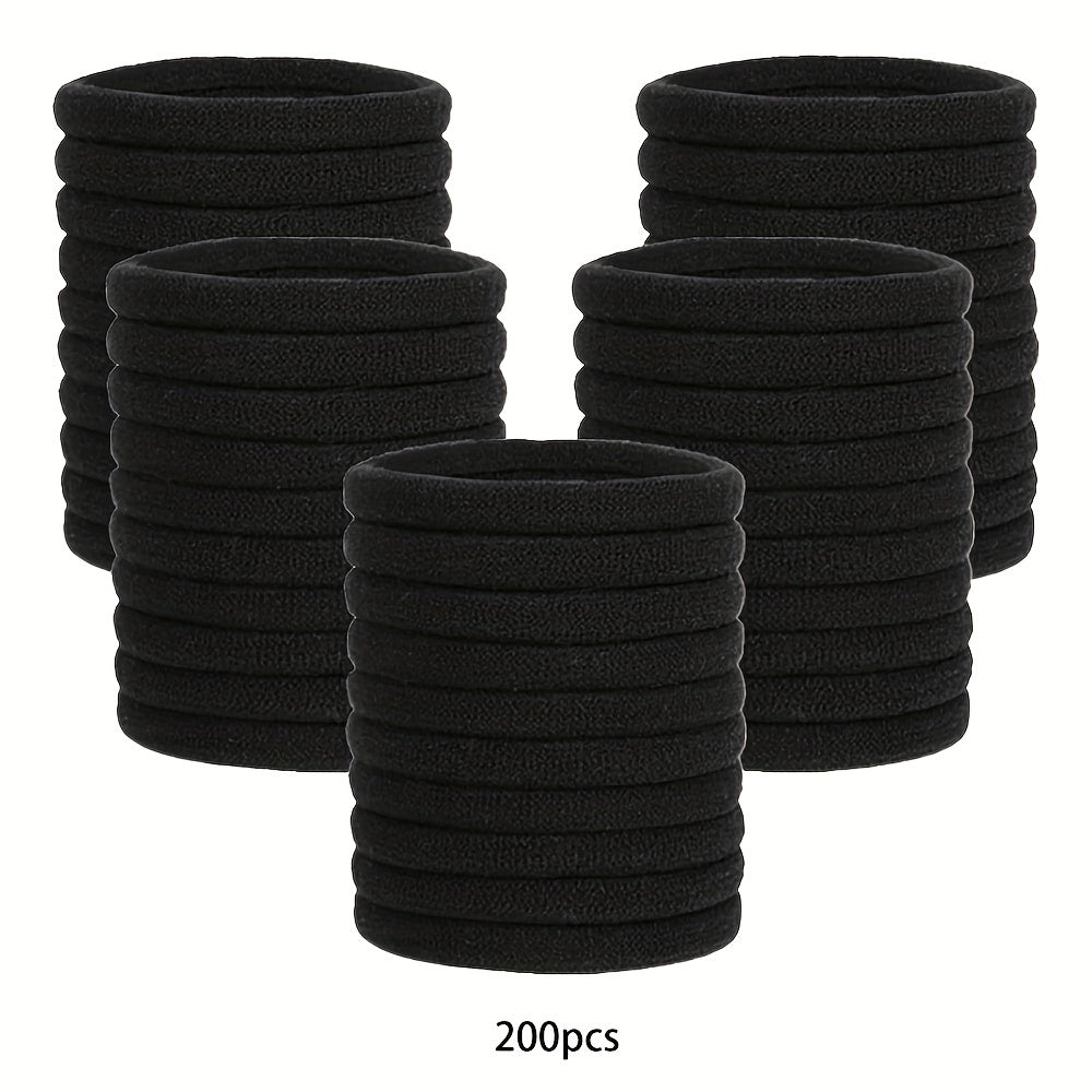 100pcs Hair Ties Elastic Hair Bands Headwear Hair Accessories For Baby Girls