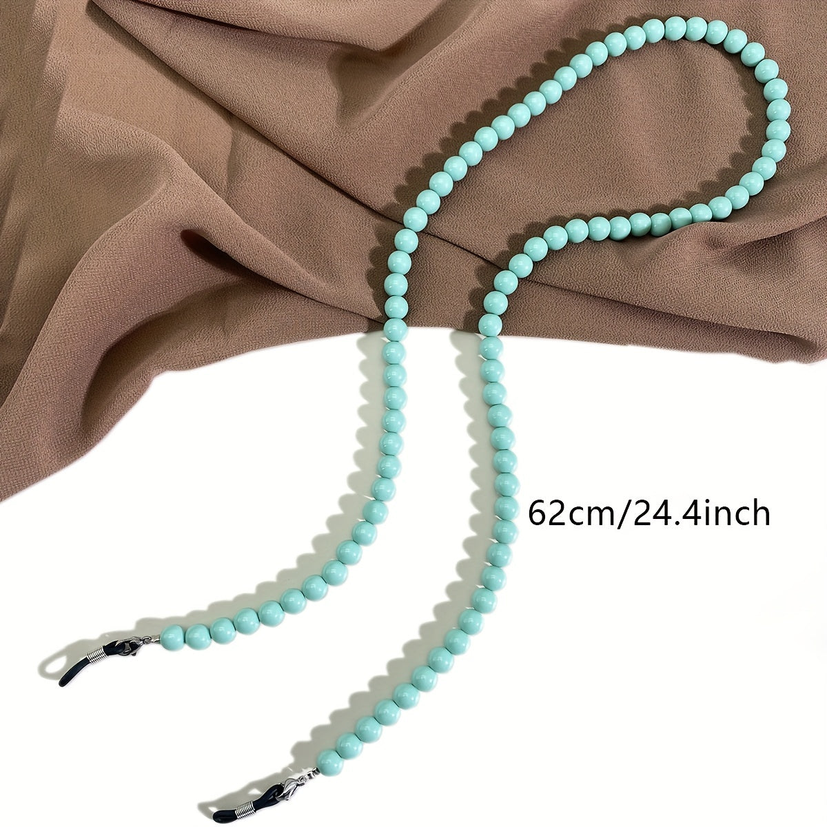 8mm Acrylic Beads Glasses Chain Mask Lanyard Bright High Gloss Glasses Chain