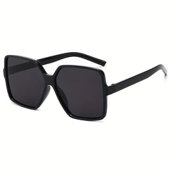 Oversized Square Sunglasses Casual Gradient Glasses UV400