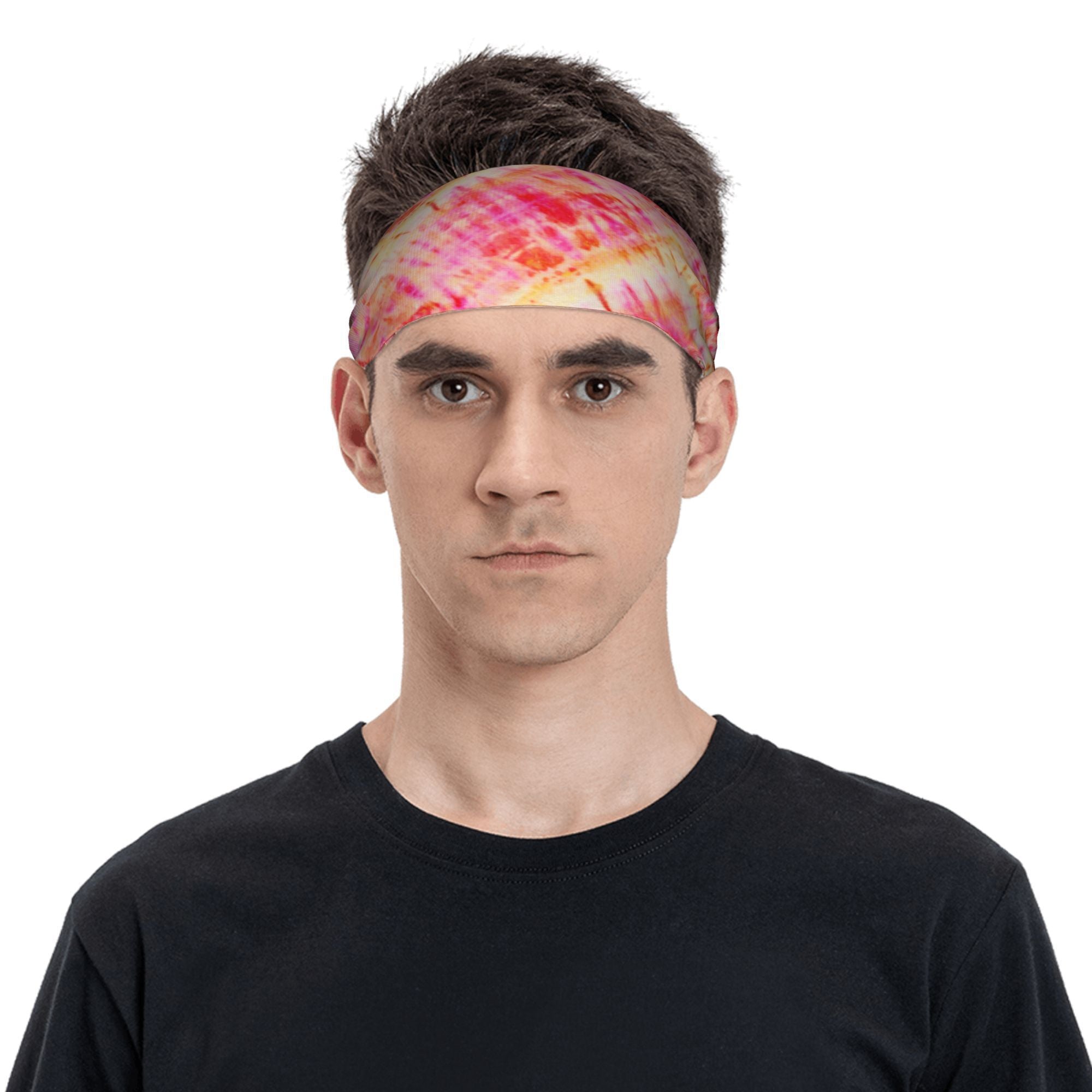 Vibrant Tie Dye Headband for Sports & Casual Wear - Thanksgiving & Halloween