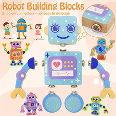Wooden Puzzle Building Block Set Creative Assembly Toy
