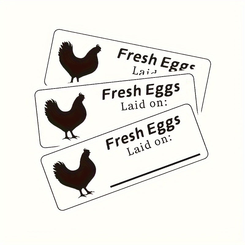 120pcs Egg Box Date Tags Self-adhesive Label Stickers