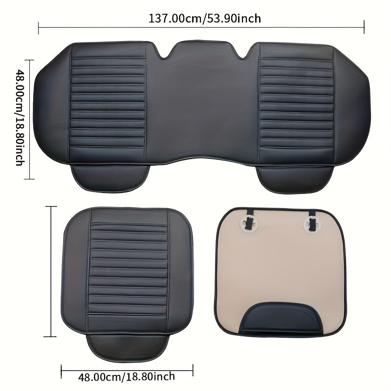 Universal Faux Leather Car Seat Cushion
