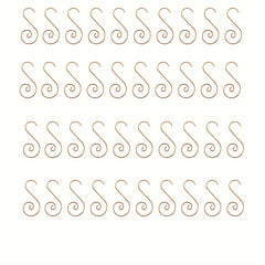 40pcs Christmas Ornament Hooks S Shaped Hangers Party Decor