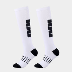 High Performance Compression Socks for Men - Colorful Stripes