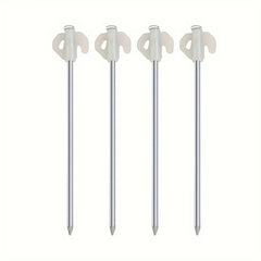 4pcs Outdoor Tent Ground Nail Windproof Rope Stakes Camping Tent Canopy Pegs