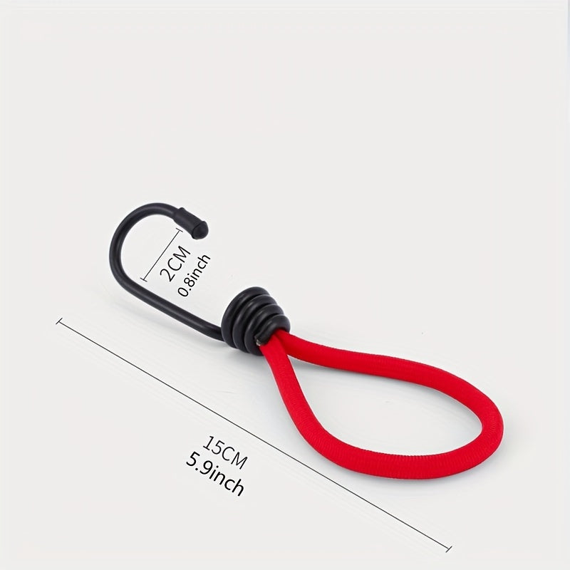 10pcs Outdoor Bungee Cord With Hook for Camping Boats Luggage