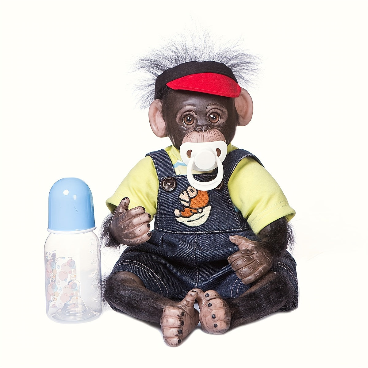19-Inch Reborn Monkey Baby Doll Preemie Orangutans Monkey Doll