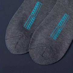 5 Pairs Men's Outdoor Crew Socks, All Seasons Comfortable Sports Stockings