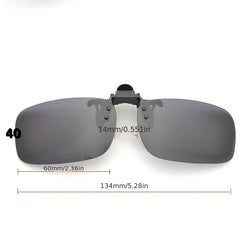 Men's Polarized Clip On Sunglasses UV Protection