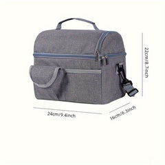 Insulated Lunch Bag Large Capacity Thermal Picnic Cooler Tote