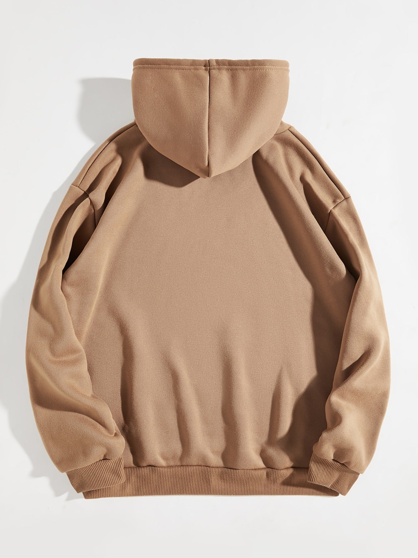 Graphic Print Drawstring Loose Hoodie Casual Hooded Pocket Sweatshirt