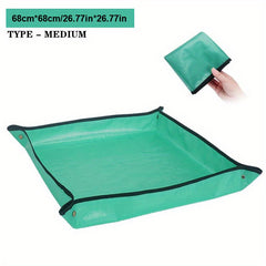 1pc Planting Mat PE Gardening Potting Mat Waterproof Foldable Plant Pad