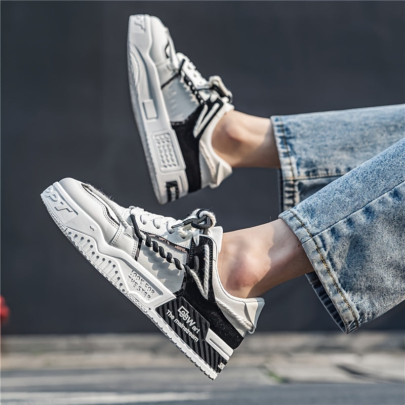 Men's Platform Skate Shoes Lightweight Non slip Sneakers