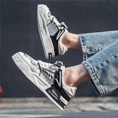Men's Platform Skate Shoes Lightweight Non slip Sneakers