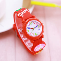 Girls Waterproof Cartoon Wrist Watch Silicone Band, Holiday Gift