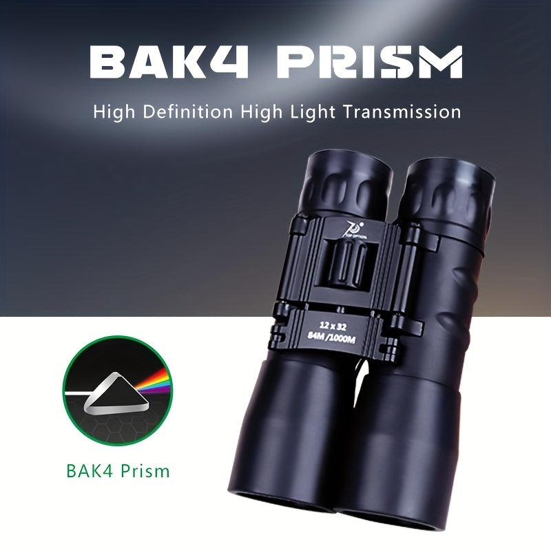 12x32 Compact HD Portable Binoculars for Bird Watching Travel