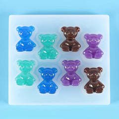 3D Bear Silicone Mold for Resin Epoxy DIY Crafts