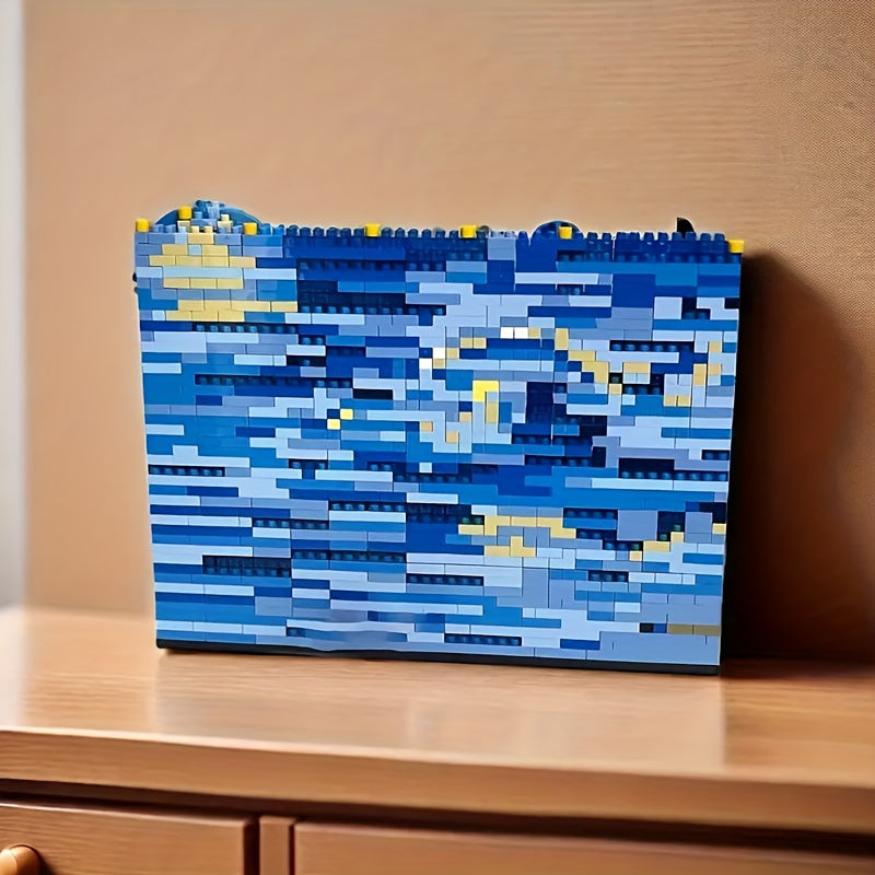 ABS Starry Night 3D Building Blocks Set DIY Art & Decor Creative Puzzle