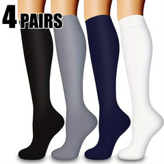 Copper Compression Socks for Women & Men 10-20 mmHg Knee High Support