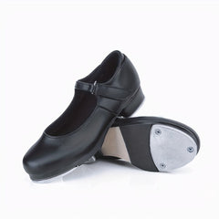 Girls Non Slip Jazz Tap Dance Shoes with Hook and Loop Fastener