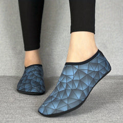 Women's Geometric Pattern Water Shoes Lightweight Barefoot Beach Shoes