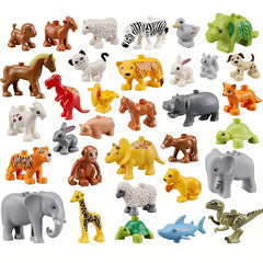 Animal Building Block Set DIY Educational Toy - Forest and Polar Animals