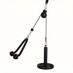 Adjustable Wire Rope PU Tricep Training Rope for Home and Gym