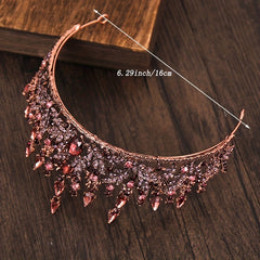 Crystal Headband Rhinestone Tiara Princess Crown Bridal Wedding Hair Accessories