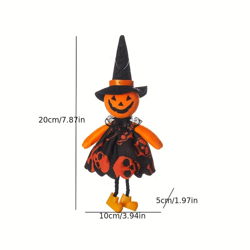 Cartoon Pumpkin Witch Pendant Halloween Party Props