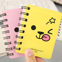 2pcs Mini Spiral Notebooks 80 Sheets 10.41x7.87cm