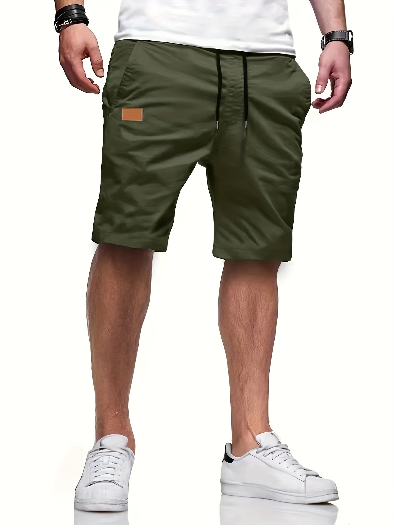 Men's Cargo Shorts Solid Pocket Shorts For Summer