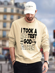 God Is My Father Sweatshirt Men's Graphic Pullover Sweats