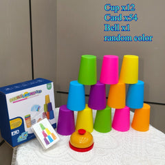 Stacking Cups Sensory Toy for Boys and Girls - Interactive Tabletop Game