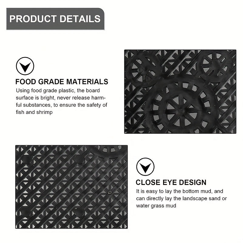 2pcs Aquarium Bottom Filter Plate PVC Gravel Filter Plate